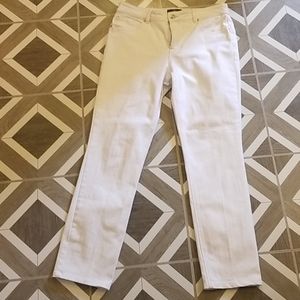 White stretchy jeans